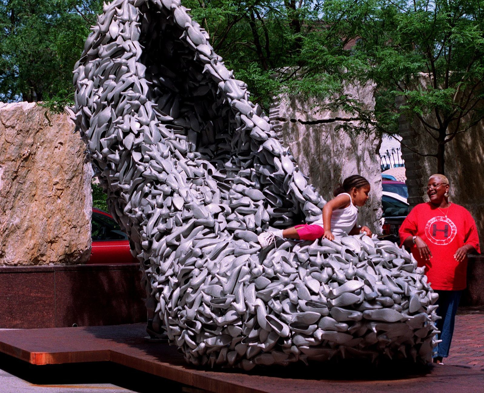 Really big shoe at City Museum